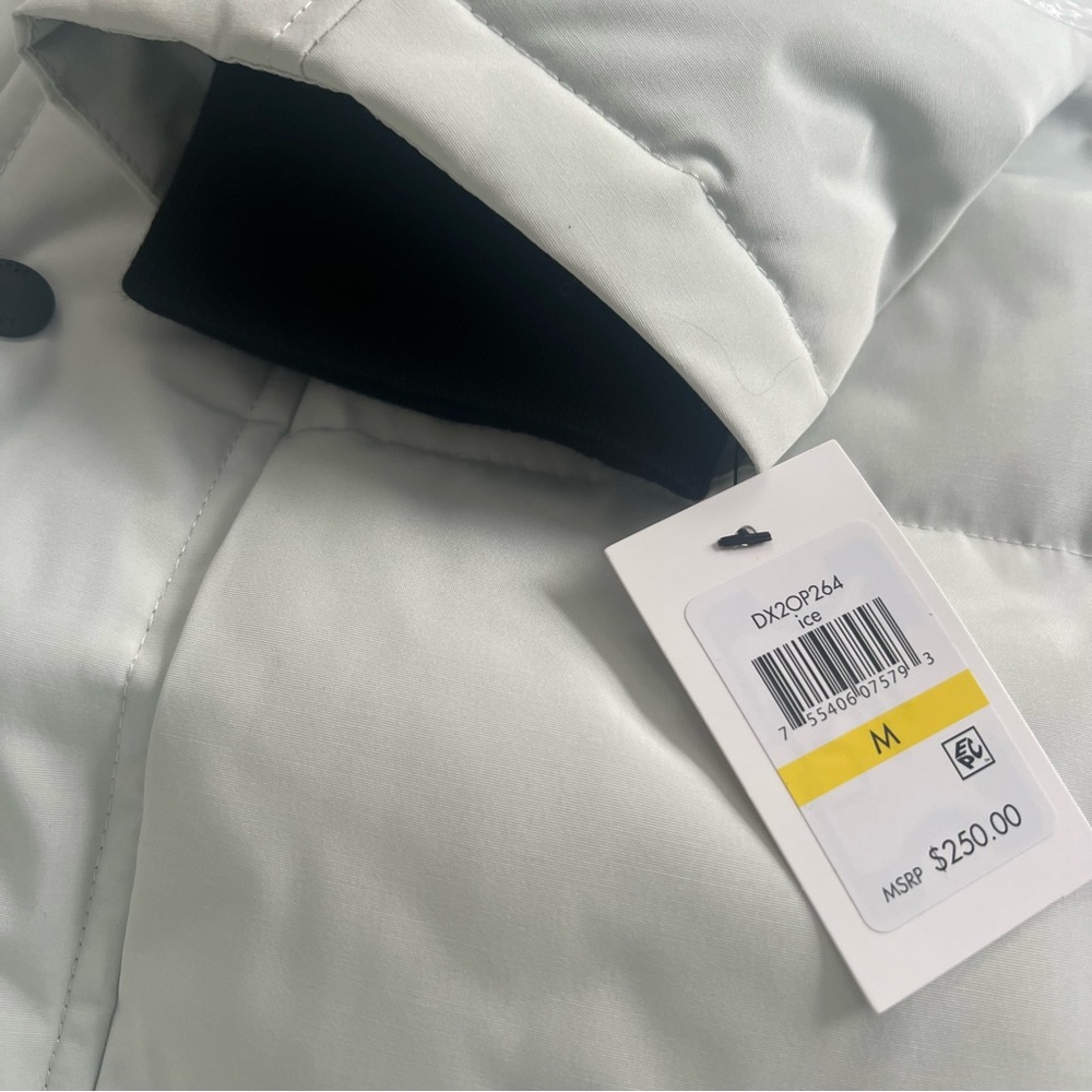 DKNY Long White Puffer Coat - Picture 7 of 11